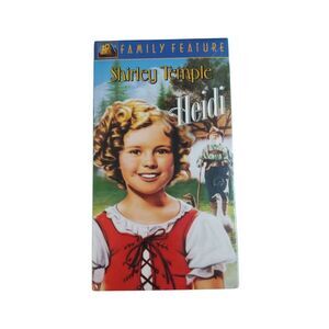 1937 Heidi VHS Shirley Temple Collection Family Feature Classic Movie